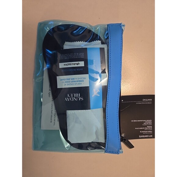 UNITED AIRLINES [UA] First Class Domestic Away Amenity Kit, Postcard Travel Fly - Picture 5 of 5